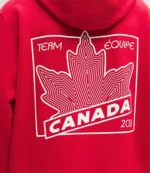 Winter Olympics 2026 lululemon Team Canada Red Pullover Fleece Hoodie For Unisex