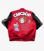 Wedding Cake The Chi Chicago Windy City Red Varsity Jacket