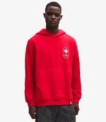 Unisex Winter Olympics 2026 lululemon Team Canada Red Pullover Fleece Hoodie
