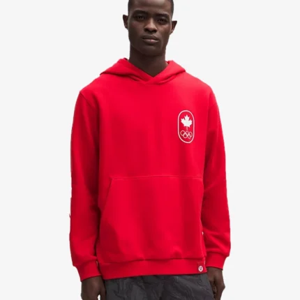 Unisex Winter Olympics 2026 lululemon Team Canada Red Pullover Fleece Hoodie