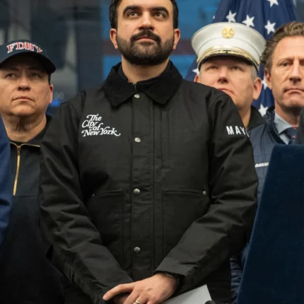 Unisex Zohran Mamdani Custom Black Carhartt Jacket