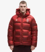 Unisex lululemon Winter Olympics 2026 Team Canada Red Hooded Puffer Jacket