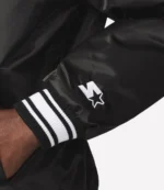 Avirex x Starter Super Bowl LX Satin Jacket Cuffs