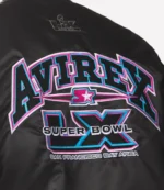Avirex x Starter Super Bowl LX Satin Jacket Back