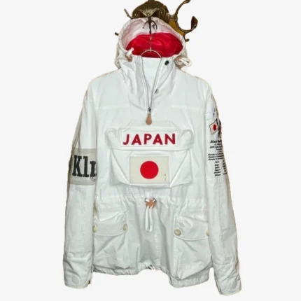 BEAMS x Polo Ralph Lauren Japan White Anorak Jacket