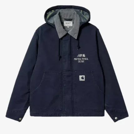 Unisex Carhartt x New Balance Arcan Black Hooded Jacket