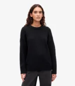 Gap Cotton Oversized Black & Beige Sweater