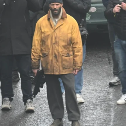 Jason Statham The Beekeeper 2 Movie Adam Clay Mustard Yellow Jacket
