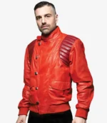 Unisex Kaneda 30th Anniversary Akira Red Biker Leather Jacket