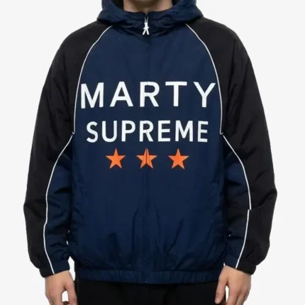 Unisex Marty Supreme Declan Rice Blue Hooded Jacket