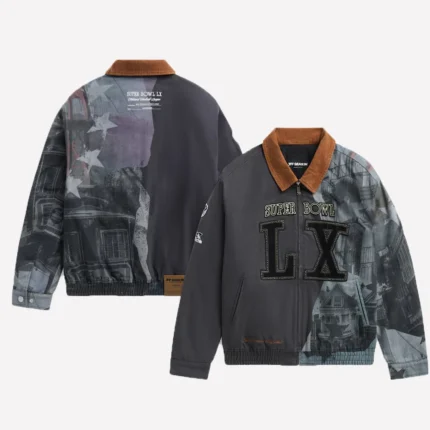 Off Season x Black Super Bowl LX Bomber Jacket