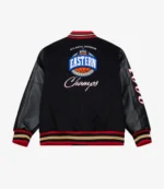Philadelphia 76ers Black Hardwood Classics 76 Varsity Jacket