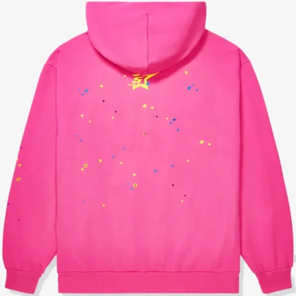 Sp5der Pink V2 Pink Hoodie