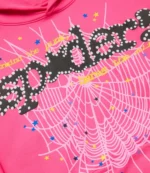 Sp5der Pink V2 Pink Hoodie For unisex