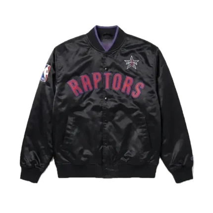 2026 Kith x Toronto Raptors Satin Bomber Jacket For Unisex