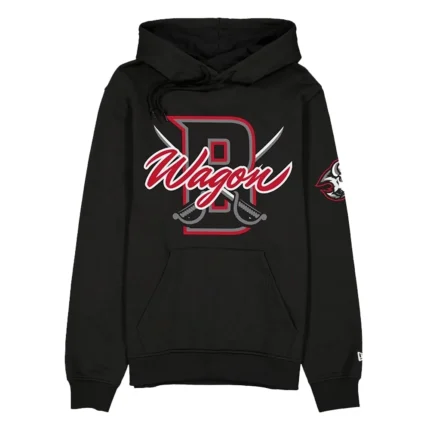 2026 New Era Wagon Black Pullover Fleece Hoodie For Unisex