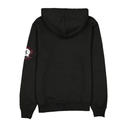 2026 New Era Wagon Black Pullover Fleece Hoodie