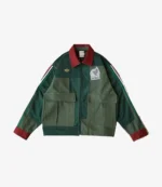 Unisex Adidas 2026 Mexico Worker Cotton Green Jacket