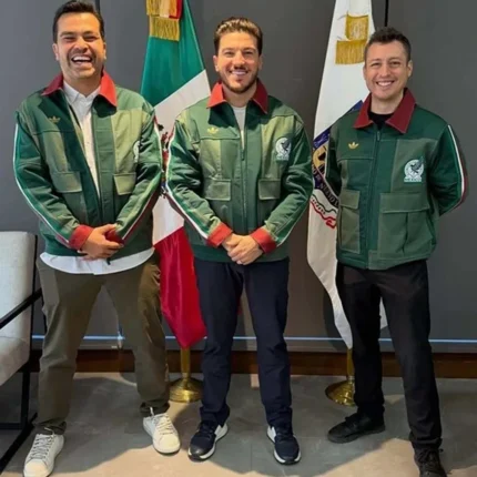 Adidas 2026 Mexico Worker Cotton Green Jacket