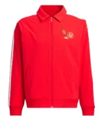 Unisex Adidas Chinese New Year 2026 3-Stripes Woven Fleece Bomber Jacket