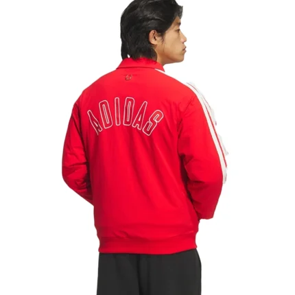 Adidas Chinese New Year 2026 3-Stripes Woven Fleece Bomber Jacket