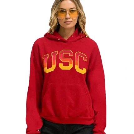 Unisex Aviator Nation University of Southern California Red Pullover Hoodie