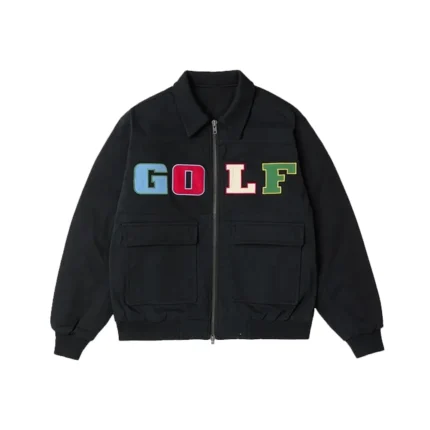 Unisex Black Golf Wang Airborne Jacket 2026