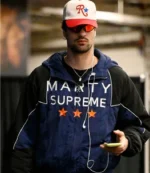 Deni Avdija Marty Supreme Blue Hooded Jacket For Men & Women