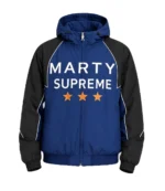 Deni Avdija Marty Supreme Blue Hooded Jacket