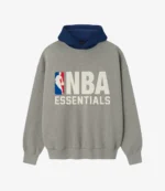 Unisex Fear of God x NBA Heather Gray Sport Hoodie