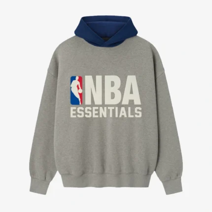Unisex Fear of God x NBA Heather Gray Sport Hoodie