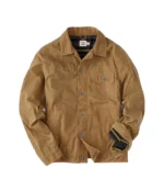 Flannel Lined Flint And Tinder Waxed Trucker Jacket For Unisex