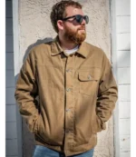 Flannel Lined Flint And Tinder Waxed Trucker Jacket