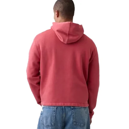 Gap 2026 Americana Logo Oversized Fleece Pullover Hoodie