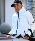 Unisex Los Angeles 2026 Robert Shapiro White Windbreaker Hooded Jacket