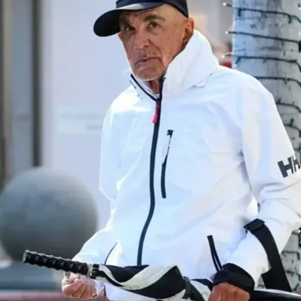 Unisex Los Angeles 2026 Robert Shapiro White Windbreaker Hooded Jacket