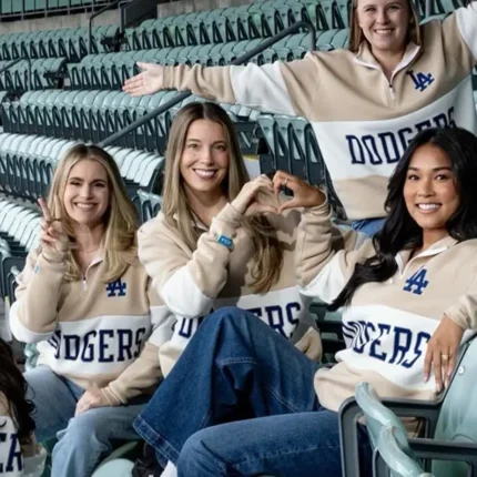 Los Angeles Dodgers WAG UCLA Health Womens Night Quarter Zip Sweatshirt