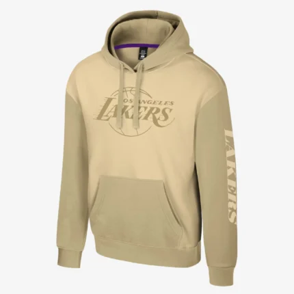 Los Angeles Lakers Stadium Essentials Khaki Rafters Burst Hoodie