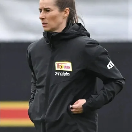 Unisex Marie-Louise Eta Union Berlin Training Black Hooded Jacket