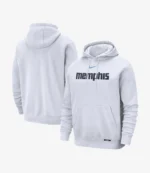 Unisex Memphis Grizzlies Nike White 2026 City Edition Essential Remix Club Hoodie
