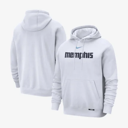 Unisex Memphis Grizzlies Nike White 2026 City Edition Essential Remix Club Hoodie