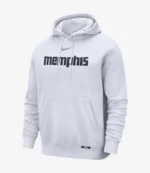 Memphis Grizzlies Nike White 2026 City Edition Essential Remix Club Hoodie