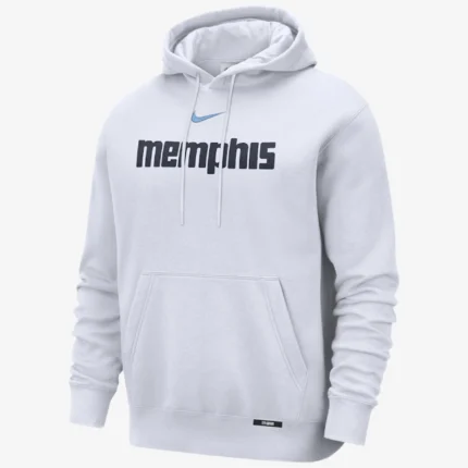 Memphis Grizzlies Nike White 2026 City Edition Essential Remix Club Hoodie