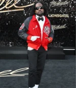 Unisex Michael 2026 Biopic Premiere Event Rapper Wale Michael Jackson MM Varsity Jacket