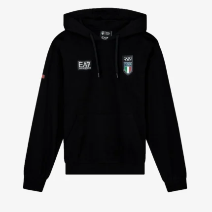 Unisex Milano Cortina 2026 Winter Olympics Team Italy EA7 Emporio Armani Fleece Pullover Hoodie