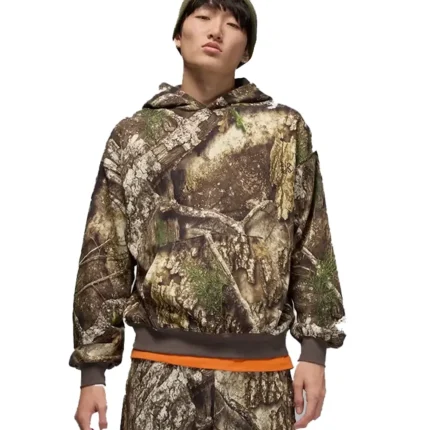 Unisex Nike Camo Fleece Pullover Hoodie