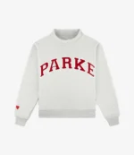 Parke Valentine’s Drop 2026 Multicolor Varsity Mockneck Fleece Sweatshirt