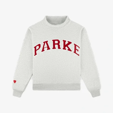 Parke Valentine’s Drop 2026 Multicolor Varsity Mockneck Fleece Sweatshirt