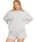 Parke x Target Mockneck white Pullover Sweatshirt
