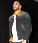 Philadelphia 76ers Vs Boston Celtics Jayson Tatum Faded Black Denim Jacket
